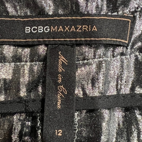 ❤️ BCBG MAXAZRIA Metallic PANTS - Picture 8 of 8